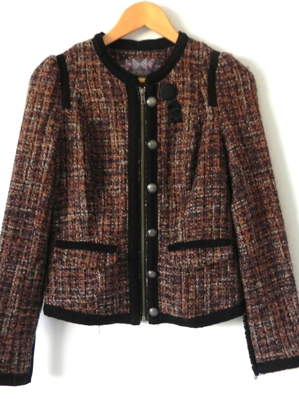Womens Free People tweed jacket